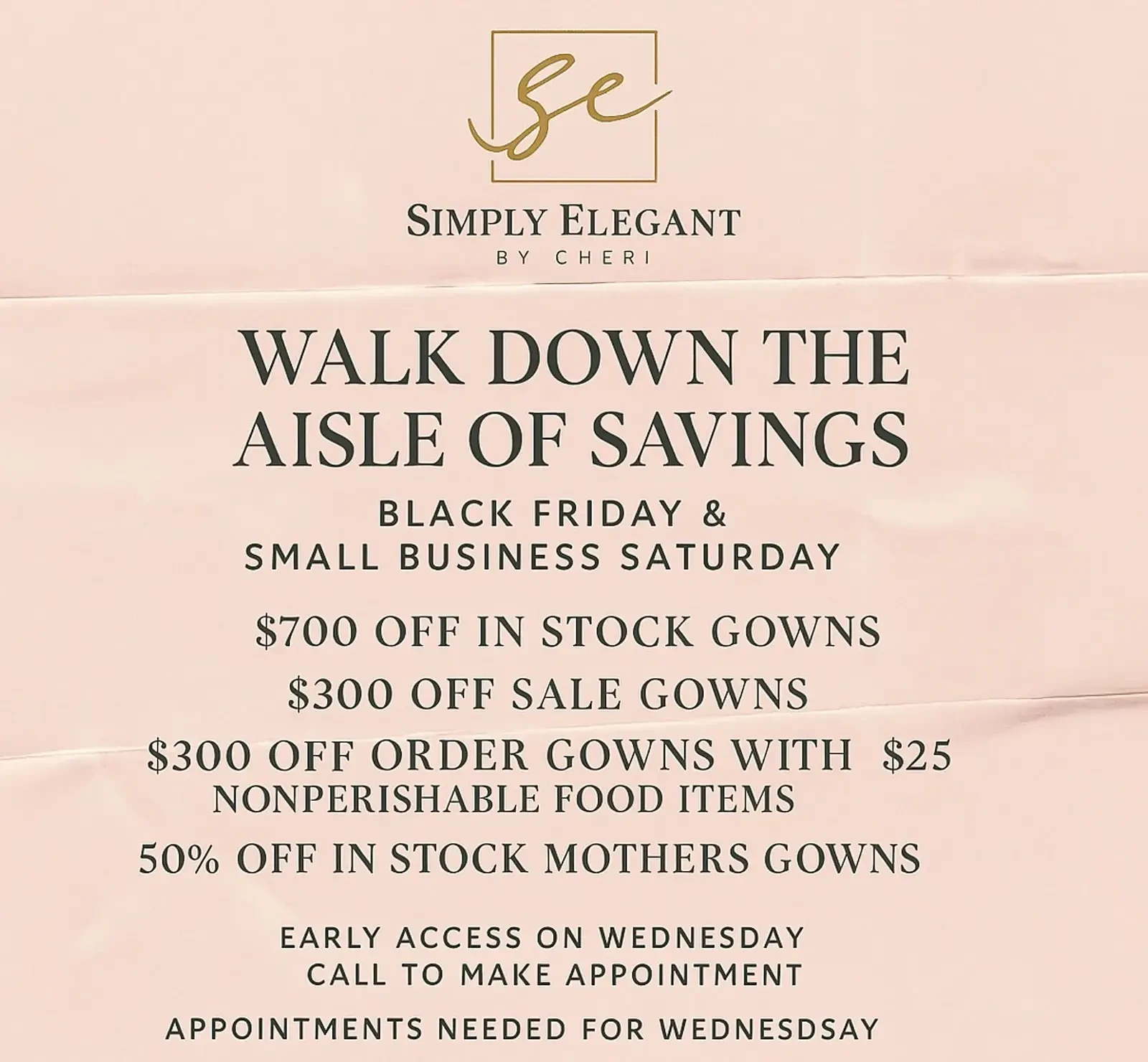 Black Friday &amp; Small Business Saturday Event
