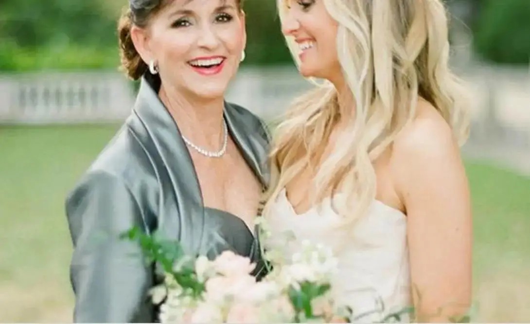 Bride and mother