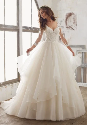Morilee 5517 #0 default Ivory/Champagne thumbnail