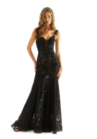 Morilee 49062 #3 Black/Nude thumbnail