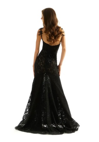 Morilee 49062 #2 Black/Nude thumbnail