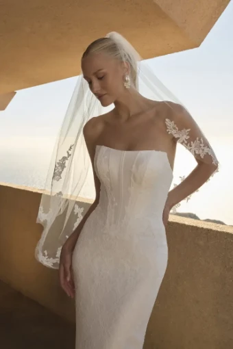 Casablanca Bridal 2601 Veridiana #6 Ivory/Ivory thumbnail