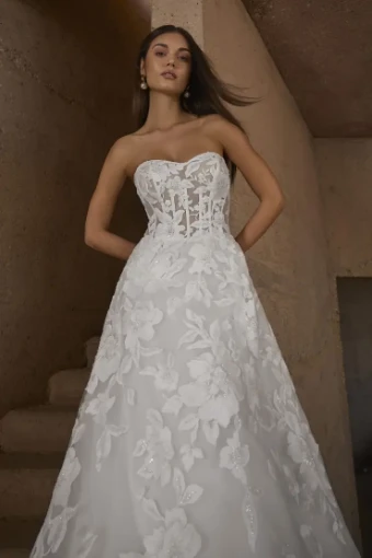 Casablanca Bridal 2602 Morley #2 Ivory/Sorbet/Nude/Ivory thumbnail