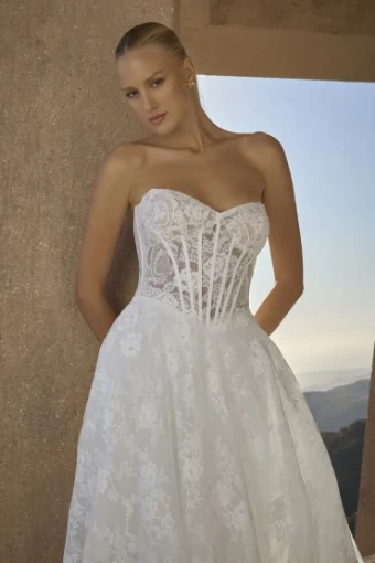 Casablanca Bridal 2621 Geneva #4 Ivory/Nude/Ivory thumbnail