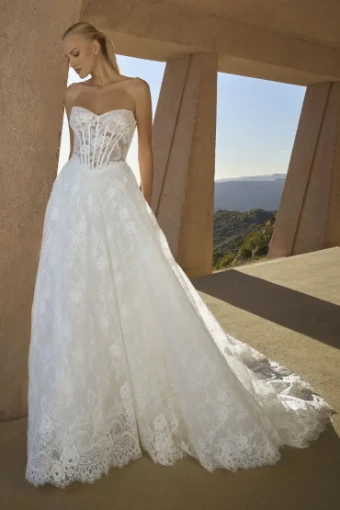 Casablanca Bridal 2621 Geneva #1 Ivory/Nude/Ivory thumbnail