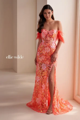 Ellie Wilde EW34034 #8 Coral thumbnail