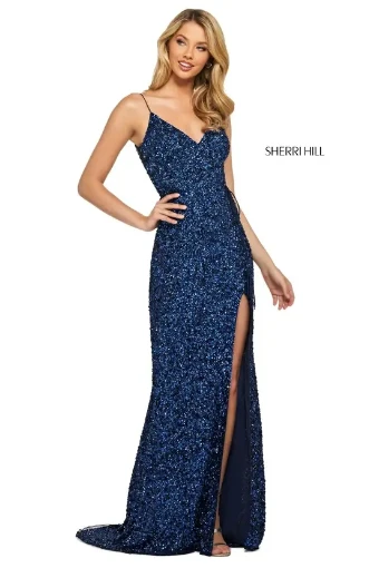 Sherri Hill 53449 #11 Neon Orange thumbnail