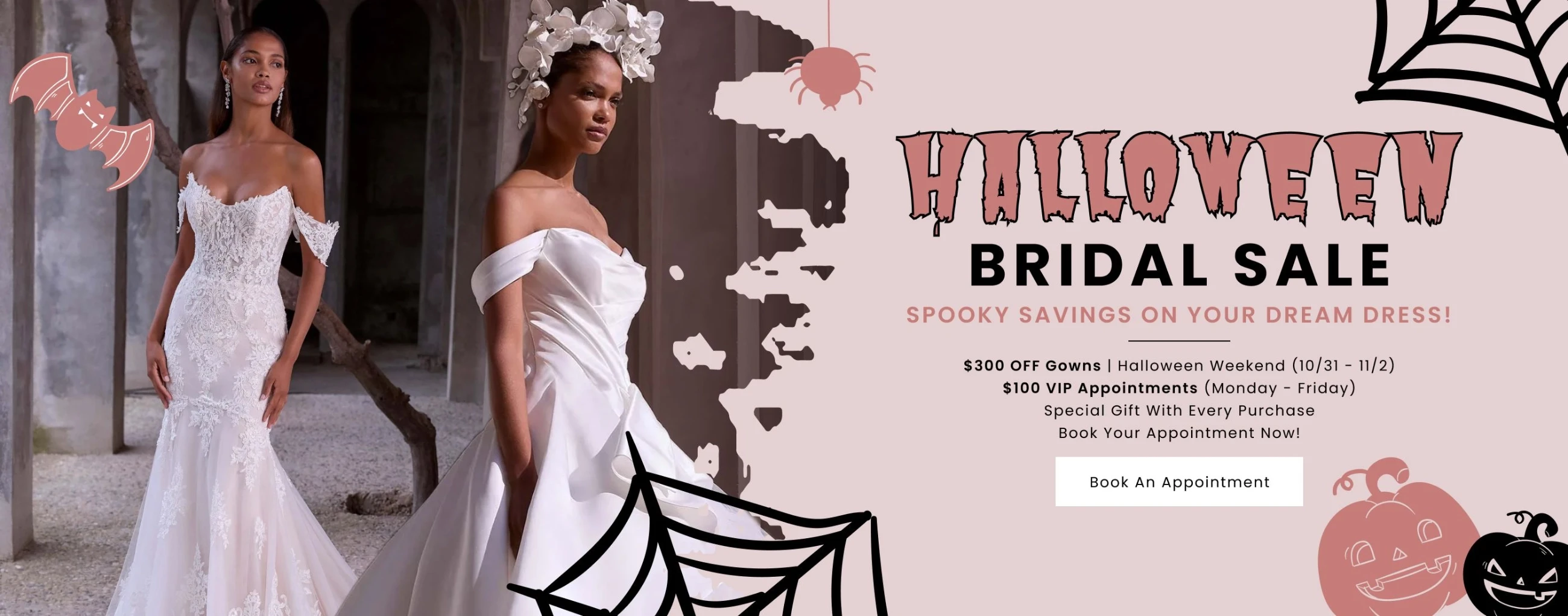 Halloween Bridal Sale