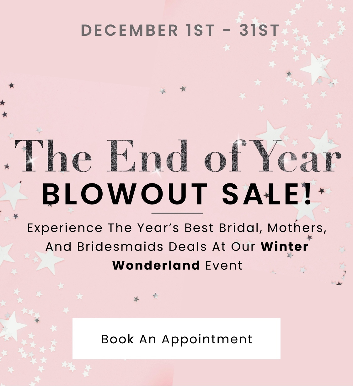 End of the Year Blowout Sale Banner Mobile