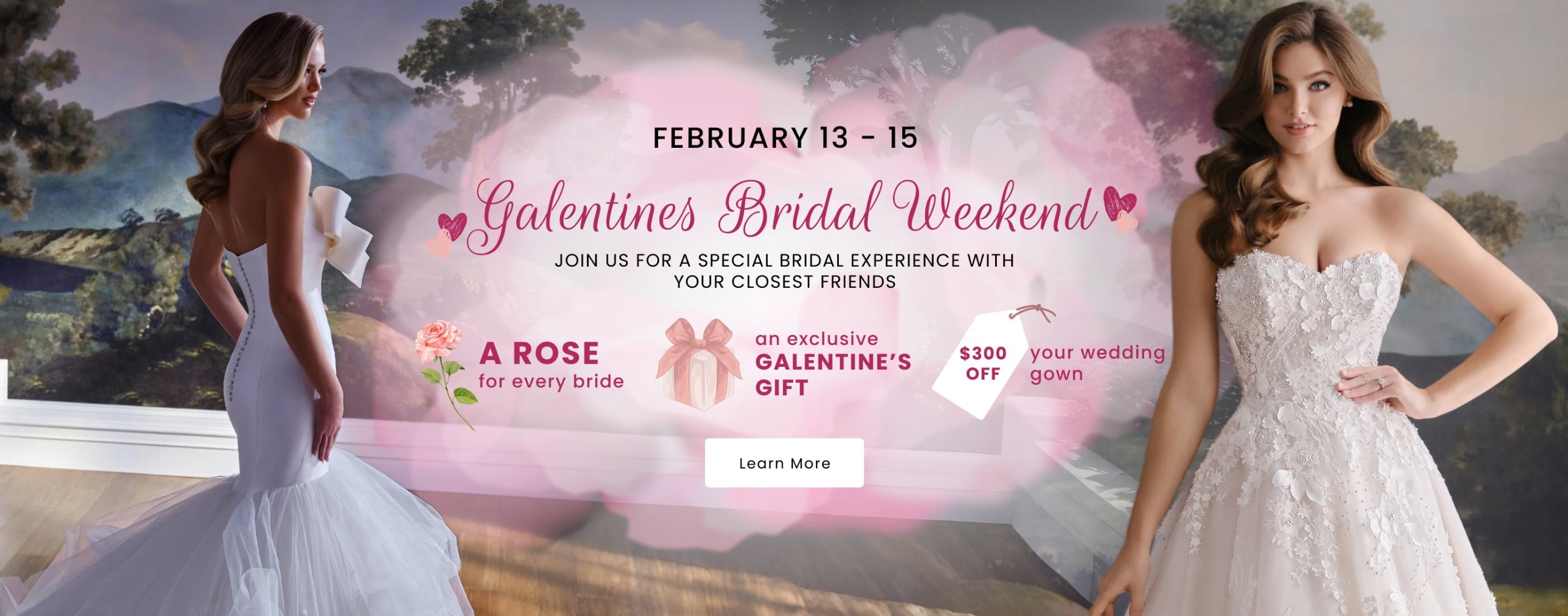 Galentines Bridal Event Banner
