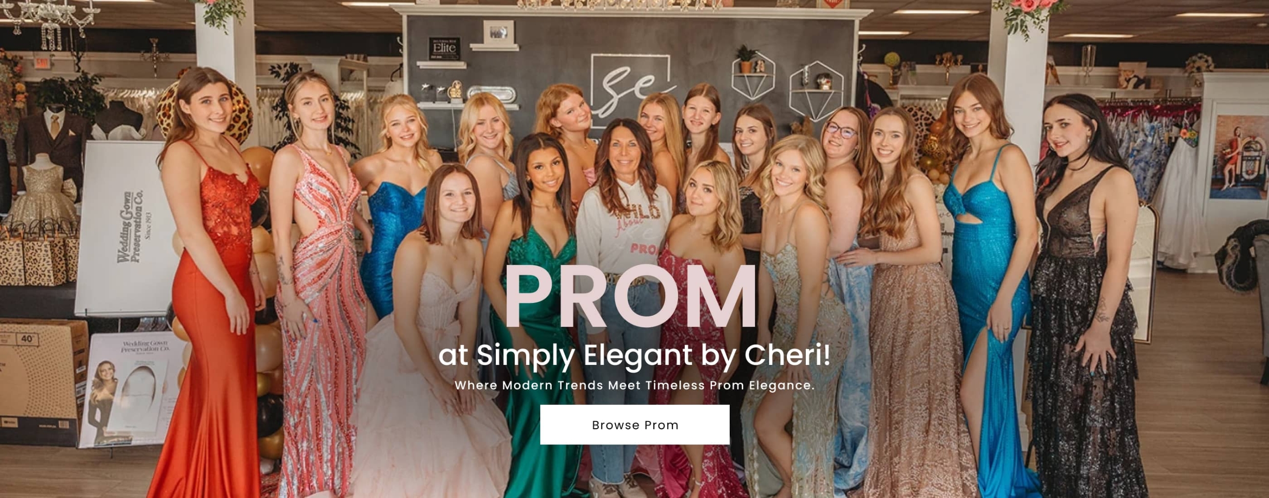 Prom at Simply Elegant by Cheri Banner