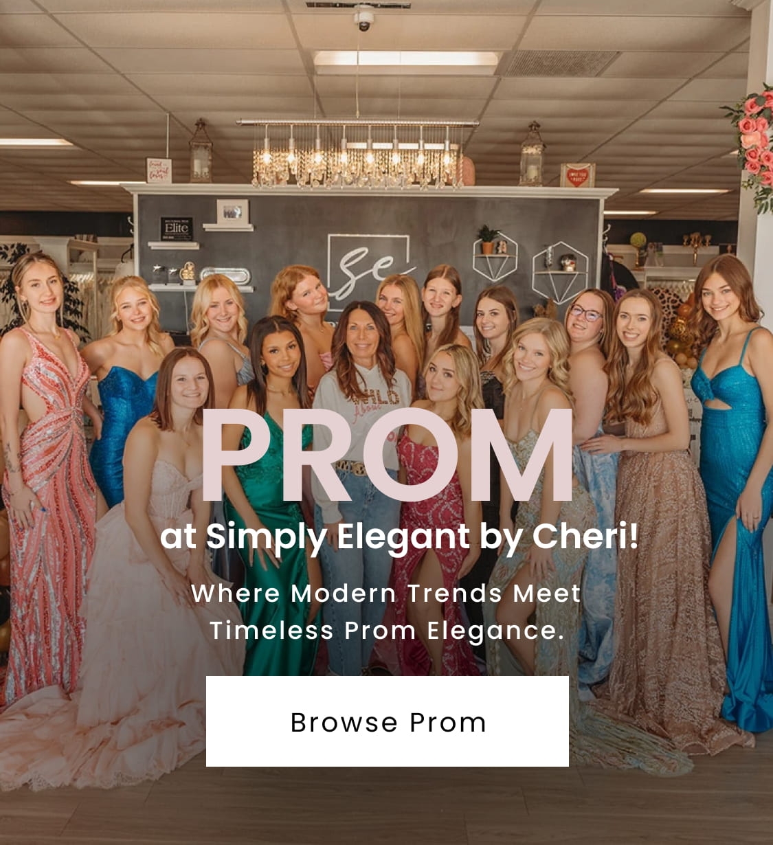 Prom at Simply Elegant by Cheri Banner