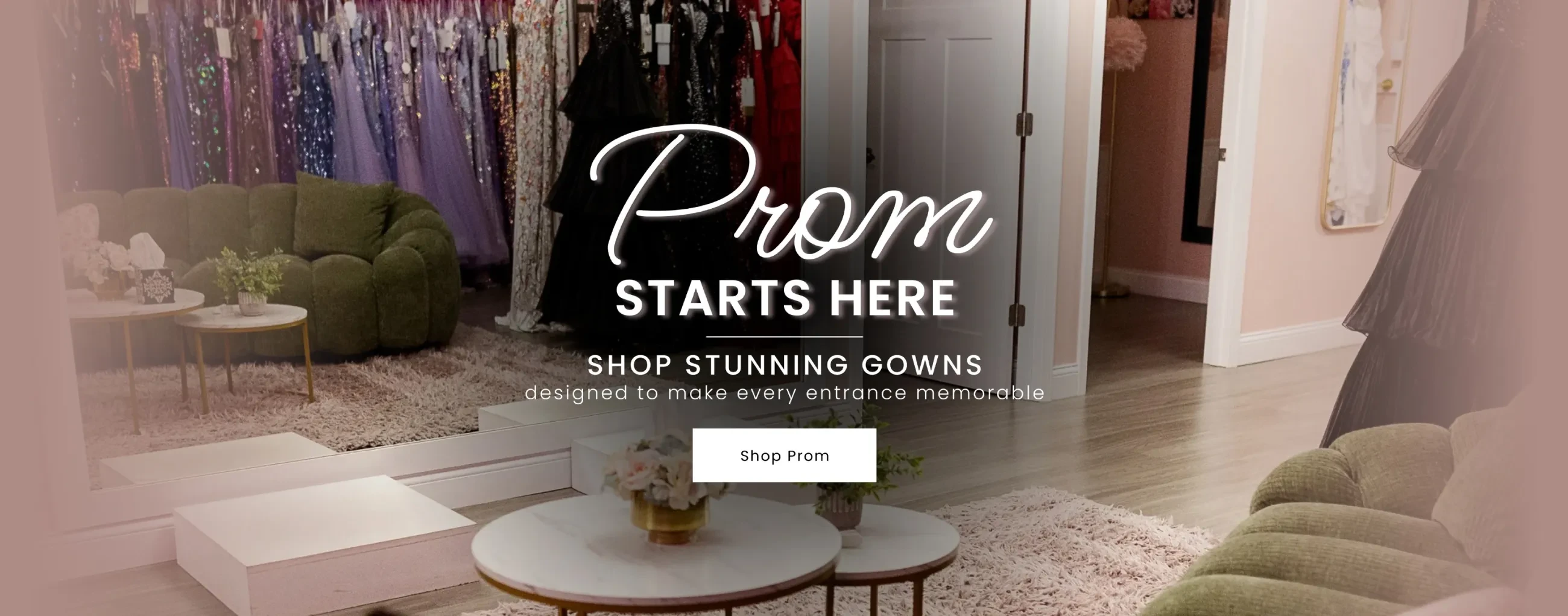 Prom Starts Here Banner