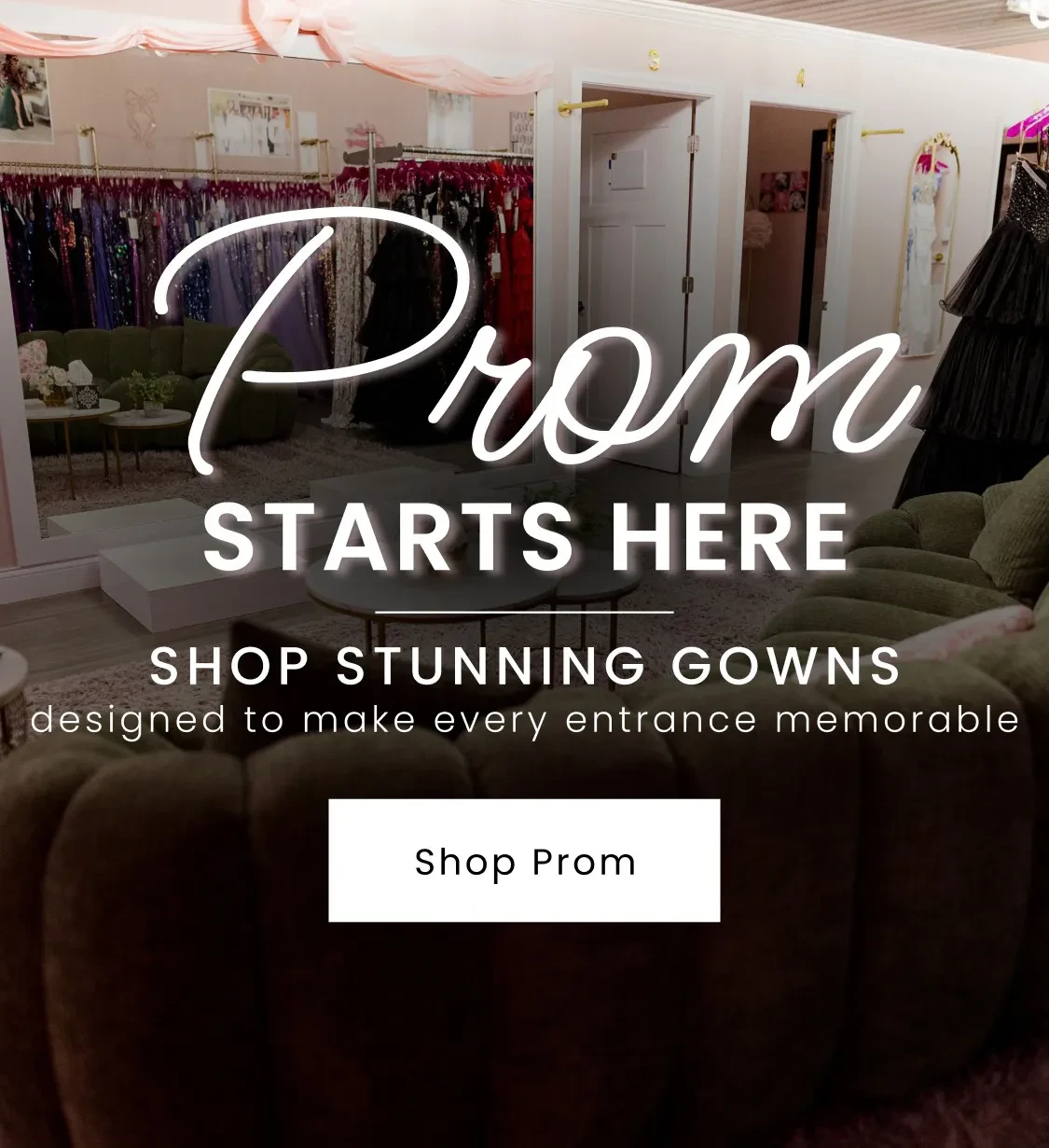 Prom Starts Here Banner