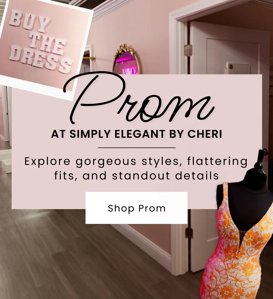 Prom at Simply Elegant by Cheri Banner